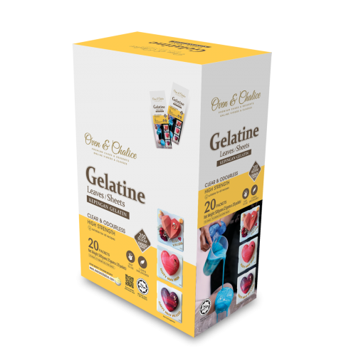 Oven & Chalice Gelatine Sheet 500g