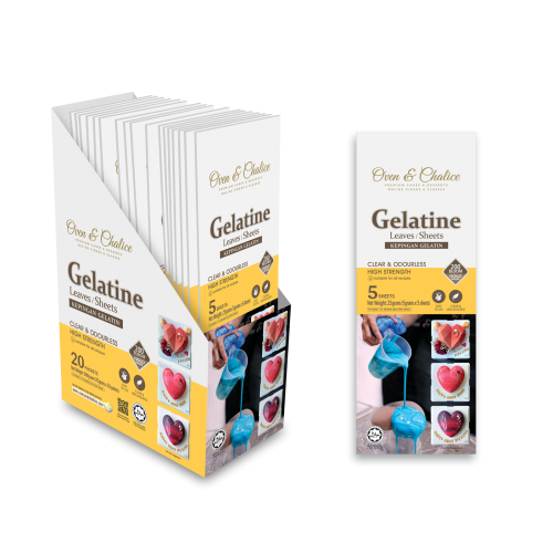 Oven & Chalice Gelatine Sheet 500g