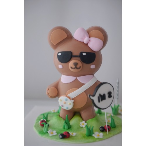 BS 0234 Bear With Sunglass Piñata 
