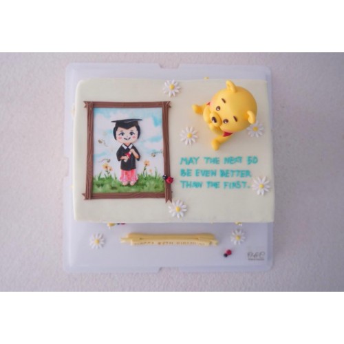 OTC 0429 Graduate Theme Cake